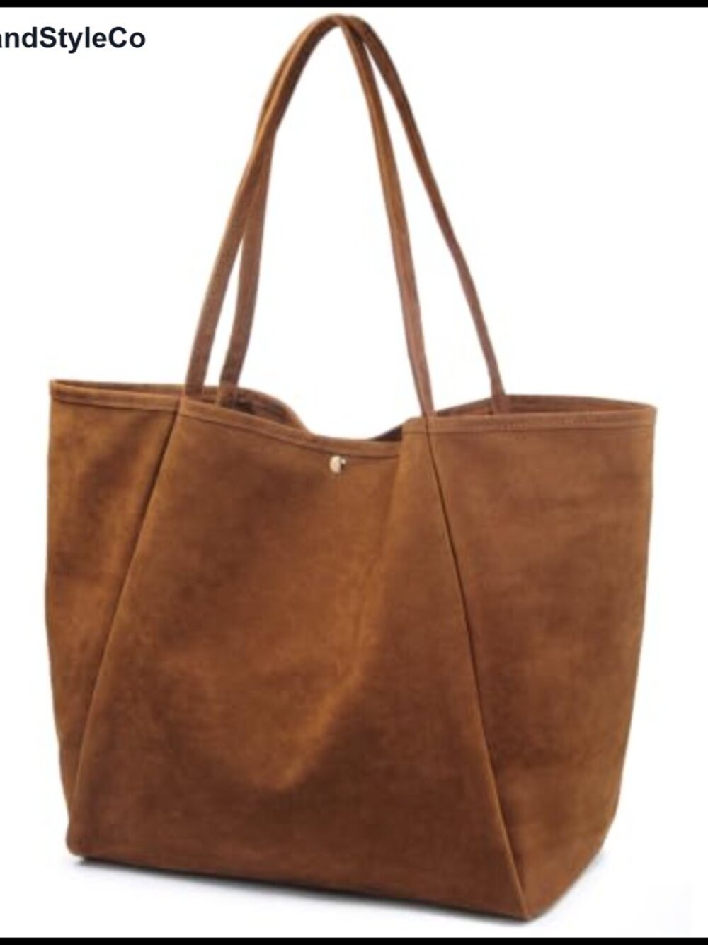 Oversized Faux Suede Tote Bag Lightweight Women Large Travel Work